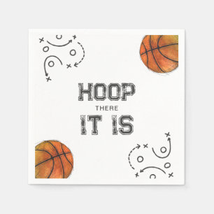 Wasserfarben Basketball Papier Napkins Serviette
