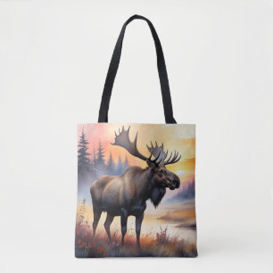 Wasserfarben bei Sonnenaufgang Tasche