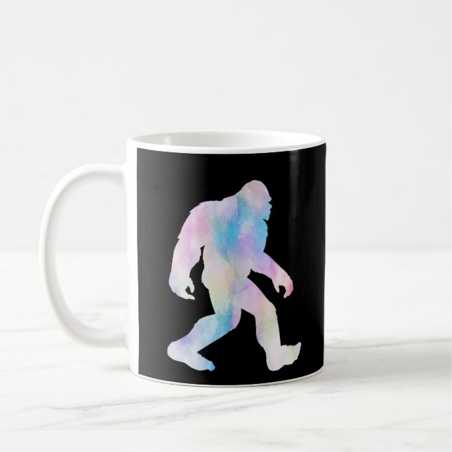 Wasserfarben Bigfoot Kaffeetasse (Links)