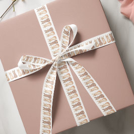 Wasserfarben Bunny Trio Osterfest Satinband