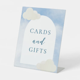 Wasserfarben Cloud 9 Kinderduschkarten & Geschenke Sockelschild