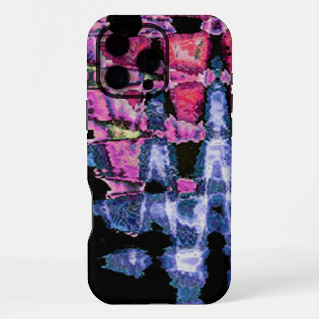 Wasserfarben-Design iPhone Hülle (Rückseite)