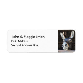 Wasserfarben-Donkey Art-Label