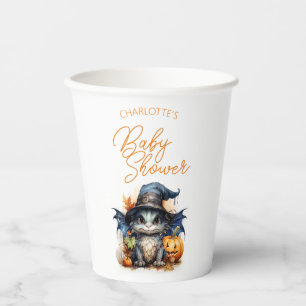 Wasserfarben Dragon Halloween-Party Babydusche Pappbecher