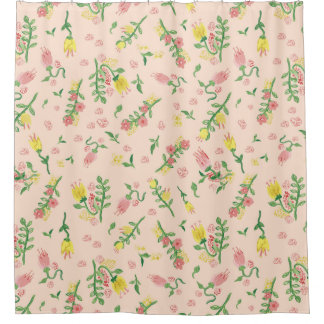 Wasserfarben Duschvorhang