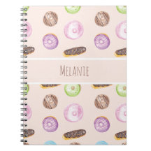 Wasserfarben-Eclairs Donuts Fun Whimiscal Sweet