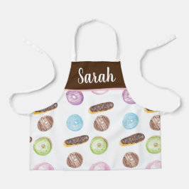 Wasserfarben-Eclairs Donuts Fun Whimiscal Sweet Schürze