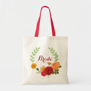 Wasserfarben Frühlingsblumen Blumendesign Tragetasche