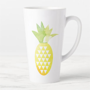 Wasserfarben Geometrische Ananas Milchtasse