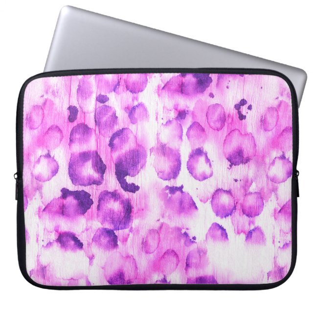 Wasserfarben-Geparde: Light Animal Print. Laptopschutzhülle (Vorderseite)