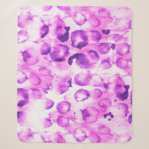 Wasserfarben-Geparde: Light Animal Print. Sherpadecke
