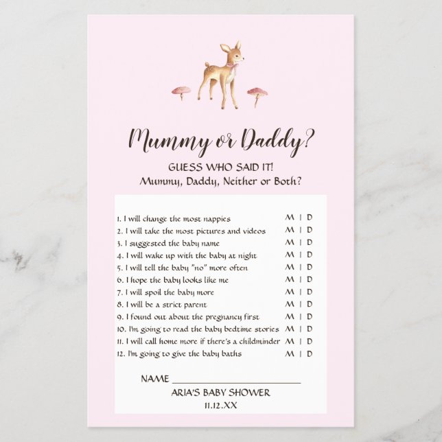 Wasserfarben-Girl Flyer (Vorne)