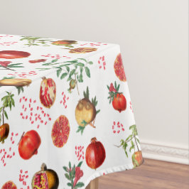 Wasserfarben Granatapfel Mittelmeerfruchtmuster Tischdecke