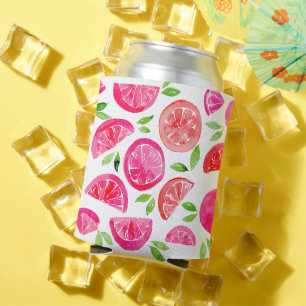 Wasserfarben-Grapefruit Dosenkühler