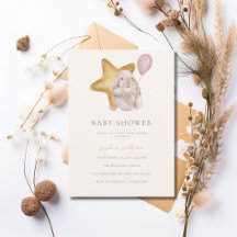 Wasserfarben-Hasen-Baby-Shower-Einladung