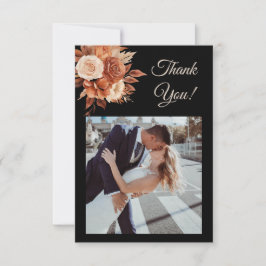 Wasserfarben Herbst Elegance-Flat Danke Karte