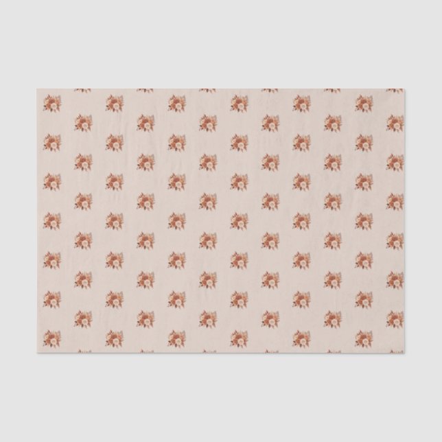 Wasserfarben Herbst Elegance - Seidenpapier (Vorderseite)