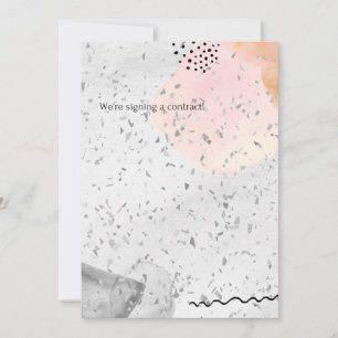 Wasserfarben-Hochzeitseinladung Einladung
