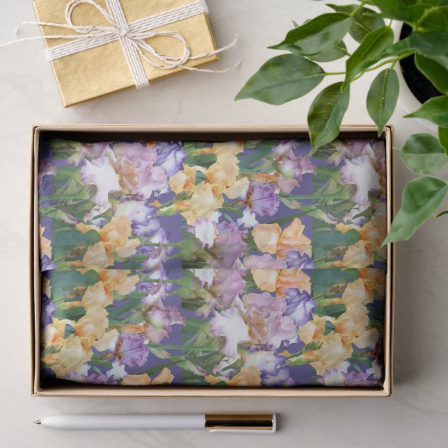 Wasserfarben Irische / florale Decoupage Craft Seidenpapier (Geschenk)