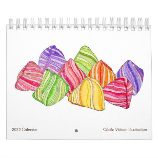 Wasserfarben-Kalender 2022 Kalender