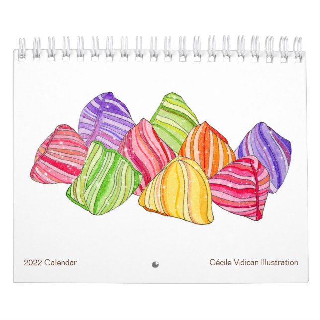 Wasserfarben-Kalender 2022 Kalender (Titelbild)
