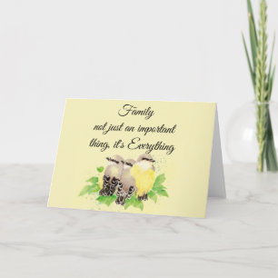 Wasserfarben-Kingbird Inspiration Karte