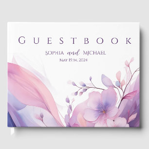 Wasserfarben-Kirschblüten - Gästebuch Hochzeiten