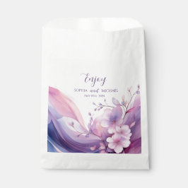 Wasserfarben-Kirschblüten Hochzeit-Dankeschön Geschenktütchen