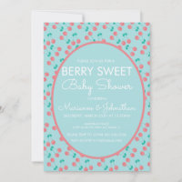 Wasserfarben Kirschen Obst Berry Pink Babydusche