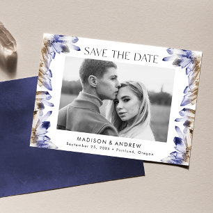Wasserfarben Kristalle Violett Lila Foto Save The Date