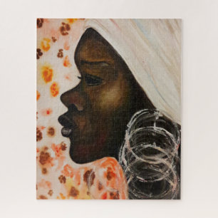 Wasserfarben Kunst - Afrikanische Schönheit