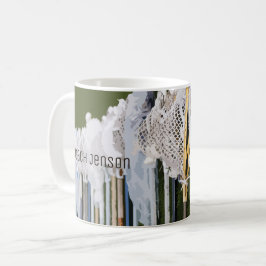 Wasserfarben-Lacrosse-Sticks Kaffeetasse
