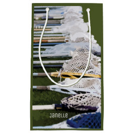 Wasserfarben-Lacrosse-Sticks Kleine Geschenktüte