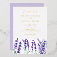 Wasserfarben Lavendel Blume Frühjahrssehen