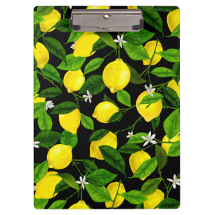 Wasserfarben-Lemon 2 Klemmbrett