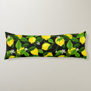 Wasserfarben-Lemon 2 Seitenschläferkissen