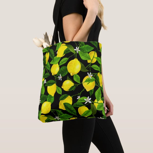 Wasserfarben-Lemon 2 Tasche (Von Nahem)