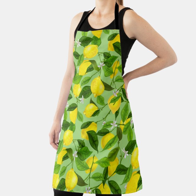 Wasserfarben-Lemon 3 Schürze (InSitu)