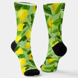 Wasserfarben-Lemon 3 Socken