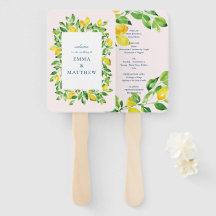 Wasserfarben Lemon Mittelmeer Sommerhochzeit