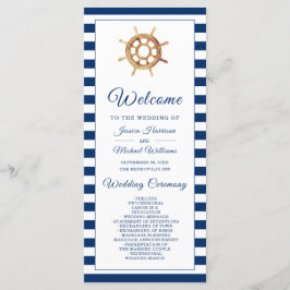 Wasserfarben-Lenkrad für Nautische Streifen Programm