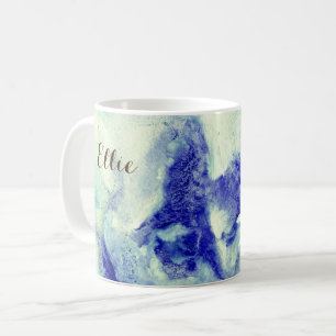 Wasserfarben-Magie Personalisiert Kaffeetasse
