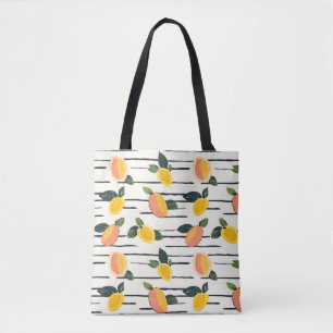 Wasserfarben-Mango-Muster mit grünen Blätter (2) Tasche