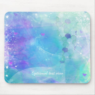 Wasserfarben Meerjungfrauenschwanz Fantasy Verzaub Mousepad