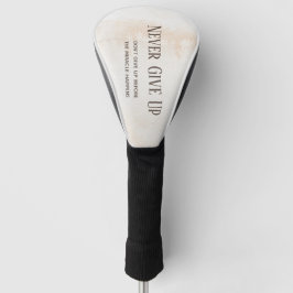 Wasserfarben-Motivationsangebot Golf Headcover