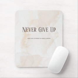Wasserfarben-Motivationsangebot Mousepad