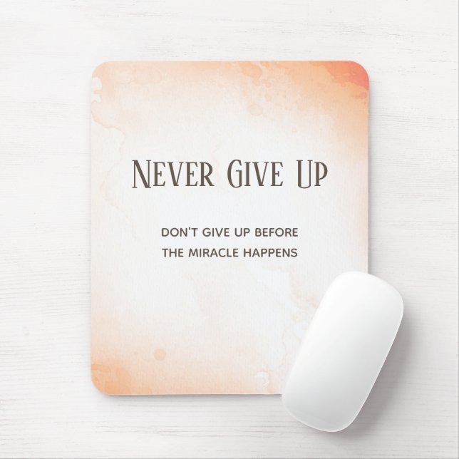 Wasserfarben-Motivationsangebot Mousepad (Mit Mouse)