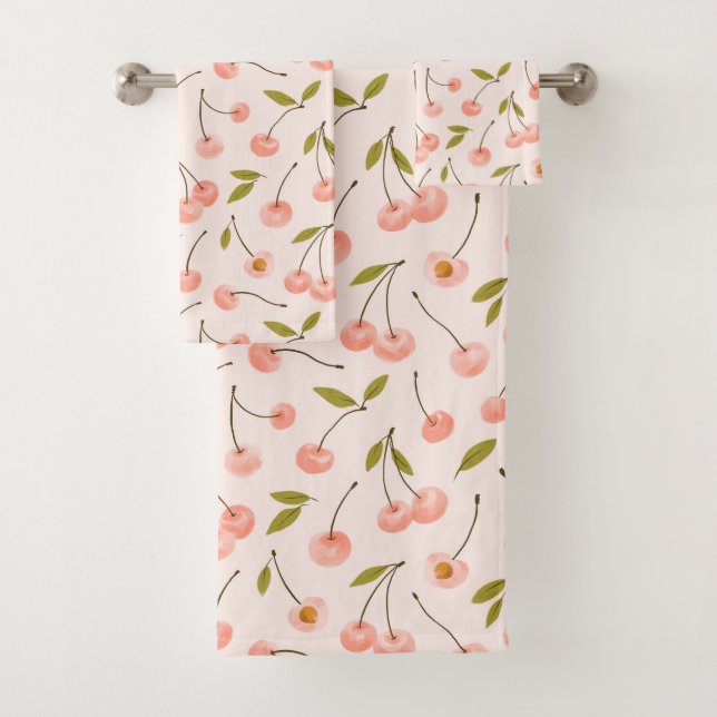 Wasserfarben-Muster Badhandtuch Set (Insitu)