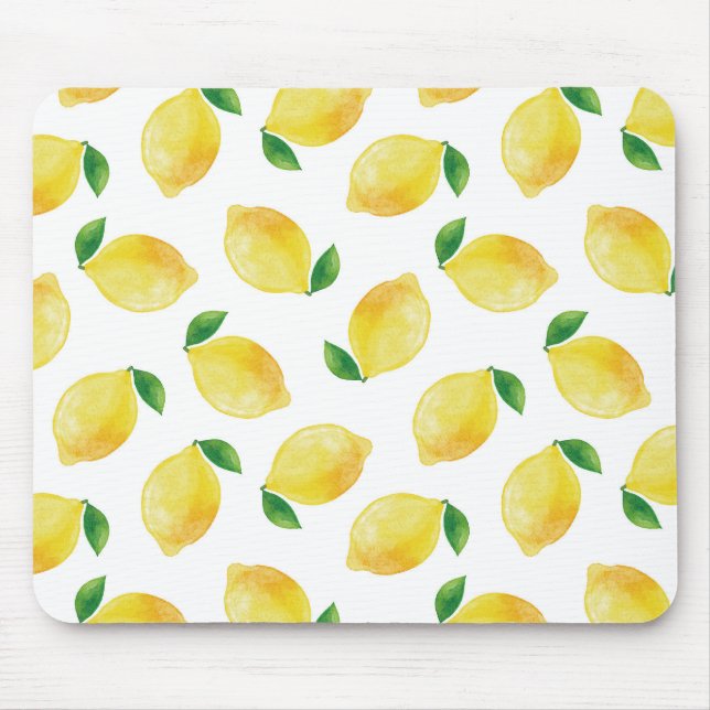 Wasserfarben-Muster Mousepad (Vorne)