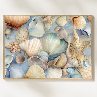 Wasserfarben-Muster Poster